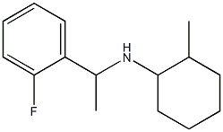 N-[1-(2-fluorophenyl)ethyl]-2-methylcyclohexan-1-amine Structure