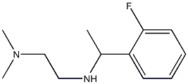 N'-[1-(2-fluorophenyl)ethyl]-N,N-dimethylethane-1,2-diamine Structure