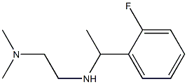 N'-[1-(2-fluorophenyl)ethyl]-N,N-dimethylethane-1,2-diamine 구조식 이미지