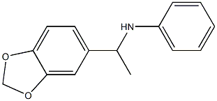 N-[1-(2H-1,3-benzodioxol-5-yl)ethyl]aniline 구조식 이미지