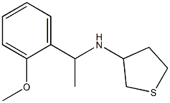 N-[1-(2-methoxyphenyl)ethyl]thiolan-3-amine Structure