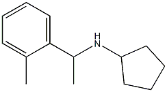 N-[1-(2-methylphenyl)ethyl]cyclopentanamine Structure