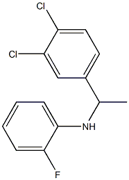 N-[1-(3,4-dichlorophenyl)ethyl]-2-fluoroaniline 구조식 이미지