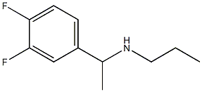 N-[1-(3,4-difluorophenyl)ethyl]-N-propylamine 구조식 이미지