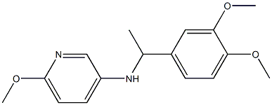 N-[1-(3,4-dimethoxyphenyl)ethyl]-6-methoxypyridin-3-amine Structure