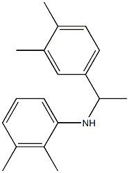 N-[1-(3,4-dimethylphenyl)ethyl]-2,3-dimethylaniline 구조식 이미지