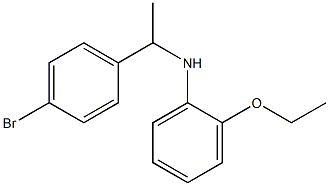 N-[1-(4-bromophenyl)ethyl]-2-ethoxyaniline Structure