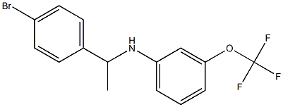 N-[1-(4-bromophenyl)ethyl]-3-(trifluoromethoxy)aniline 구조식 이미지