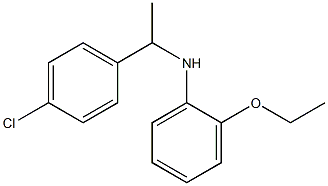 N-[1-(4-chlorophenyl)ethyl]-2-ethoxyaniline 구조식 이미지