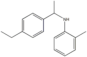 N-[1-(4-ethylphenyl)ethyl]-2-methylaniline 구조식 이미지