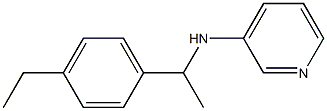 N-[1-(4-ethylphenyl)ethyl]pyridin-3-amine 구조식 이미지