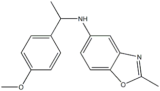 N-[1-(4-methoxyphenyl)ethyl]-2-methyl-1,3-benzoxazol-5-amine Structure