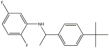 N-[1-(4-tert-butylphenyl)ethyl]-2,5-difluoroaniline Structure