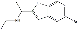 N-[1-(5-bromo-1-benzofuran-2-yl)ethyl]-N-ethylamine Structure