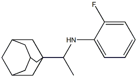 N-[1-(adamantan-1-yl)ethyl]-2-fluoroaniline Structure
