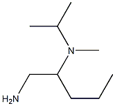 N-[1-(aminomethyl)butyl]-N-isopropyl-N-methylamine Structure