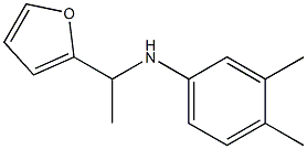 N-[1-(furan-2-yl)ethyl]-3,4-dimethylaniline Structure