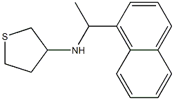 N-[1-(naphthalen-1-yl)ethyl]thiolan-3-amine 구조식 이미지