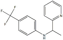 N-[1-(pyridin-2-yl)ethyl]-4-(trifluoromethyl)aniline Structure