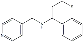 N-[1-(pyridin-4-yl)ethyl]-3,4-dihydro-2H-1-benzothiopyran-4-amine Structure