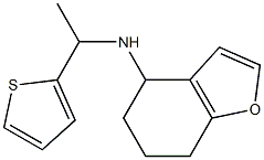 N-[1-(thiophen-2-yl)ethyl]-4,5,6,7-tetrahydro-1-benzofuran-4-amine Structure