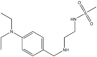 N-[2-({[4-(diethylamino)phenyl]methyl}amino)ethyl]methanesulfonamide Structure