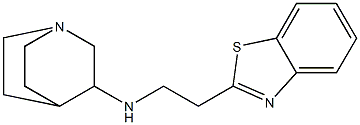 N-[2-(1,3-benzothiazol-2-yl)ethyl]-1-azabicyclo[2.2.2]octan-3-amine 구조식 이미지