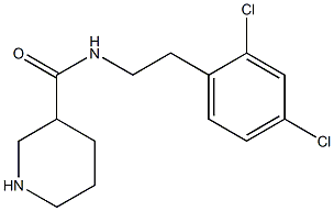 N-[2-(2,4-dichlorophenyl)ethyl]piperidine-3-carboxamide 구조식 이미지