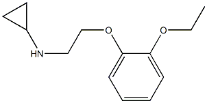 N-[2-(2-ethoxyphenoxy)ethyl]cyclopropanamine Structure