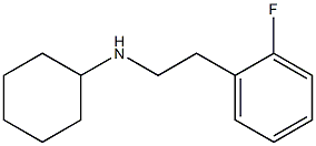 N-[2-(2-fluorophenyl)ethyl]cyclohexanamine Structure
