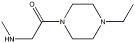 N-[2-(4-ethylpiperazin-1-yl)-2-oxoethyl]-N-methylamine 구조식 이미지