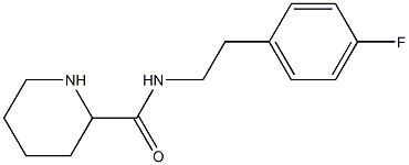 N-[2-(4-fluorophenyl)ethyl]piperidine-2-carboxamide 구조식 이미지