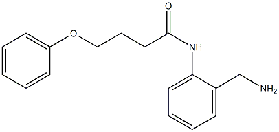 N-[2-(aminomethyl)phenyl]-4-phenoxybutanamide Structure