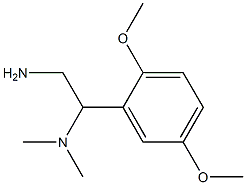 N-[2-amino-1-(2,5-dimethoxyphenyl)ethyl]-N,N-dimethylamine Structure