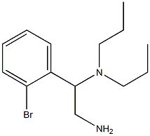 N-[2-amino-1-(2-bromophenyl)ethyl]-N,N-dipropylamine 구조식 이미지