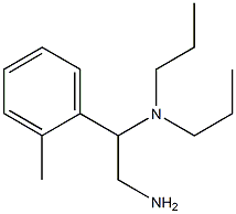 N-[2-amino-1-(2-methylphenyl)ethyl]-N,N-dipropylamine 구조식 이미지