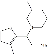 N-[2-amino-1-(3-methylthien-2-yl)ethyl]-N,N-dipropylamine 구조식 이미지