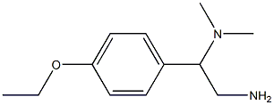 N-[2-amino-1-(4-ethoxyphenyl)ethyl]-N,N-dimethylamine Structure