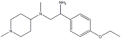 N-[2-amino-2-(4-ethoxyphenyl)ethyl]-N-methyl-N-(1-methylpiperidin-4-yl)amine 구조식 이미지