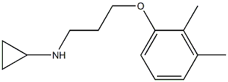 N-[3-(2,3-dimethylphenoxy)propyl]cyclopropanamine Structure