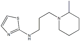 N-[3-(2-methylpiperidin-1-yl)propyl]-1,3-thiazol-2-amine 구조식 이미지
