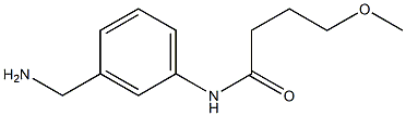 N-[3-(aminomethyl)phenyl]-4-methoxybutanamide 구조식 이미지