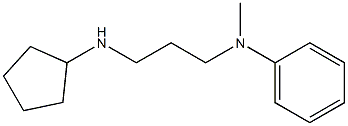 N-[3-(cyclopentylamino)propyl]-N-methylaniline Structure