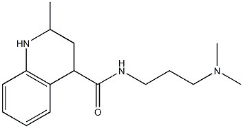 N-[3-(dimethylamino)propyl]-2-methyl-1,2,3,4-tetrahydroquinoline-4-carboxamide 구조식 이미지