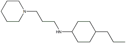 N-[3-(piperidin-1-yl)propyl]-4-propylcyclohexan-1-amine Structure