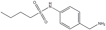 N-[4-(aminomethyl)phenyl]butane-1-sulfonamide Structure
