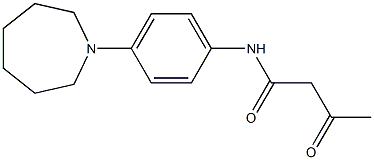 N-[4-(azepan-1-yl)phenyl]-3-oxobutanamide Structure