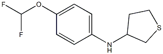 N-[4-(difluoromethoxy)phenyl]thiolan-3-amine Structure