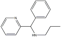 N-[phenyl(pyridin-2-yl)methyl]-N-propylamine 구조식 이미지