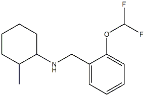 N-{[2-(difluoromethoxy)phenyl]methyl}-2-methylcyclohexan-1-amine 구조식 이미지